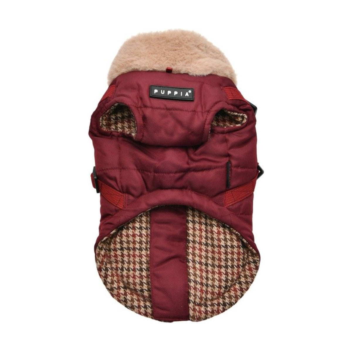 PUPPIA Manteau Donavan – Manteau imperméable pour chien avec harnais intégré, s - dos 17/19 cm, poitrail 32/34 cm, cou 22/23 cm, m - dos 24/26 cm, poitrail 38/42 cm, cou 25/27 cm ou l - dos 27/29 cm, poitrail 44/48 cm, cou 29/31 cm – photo 4