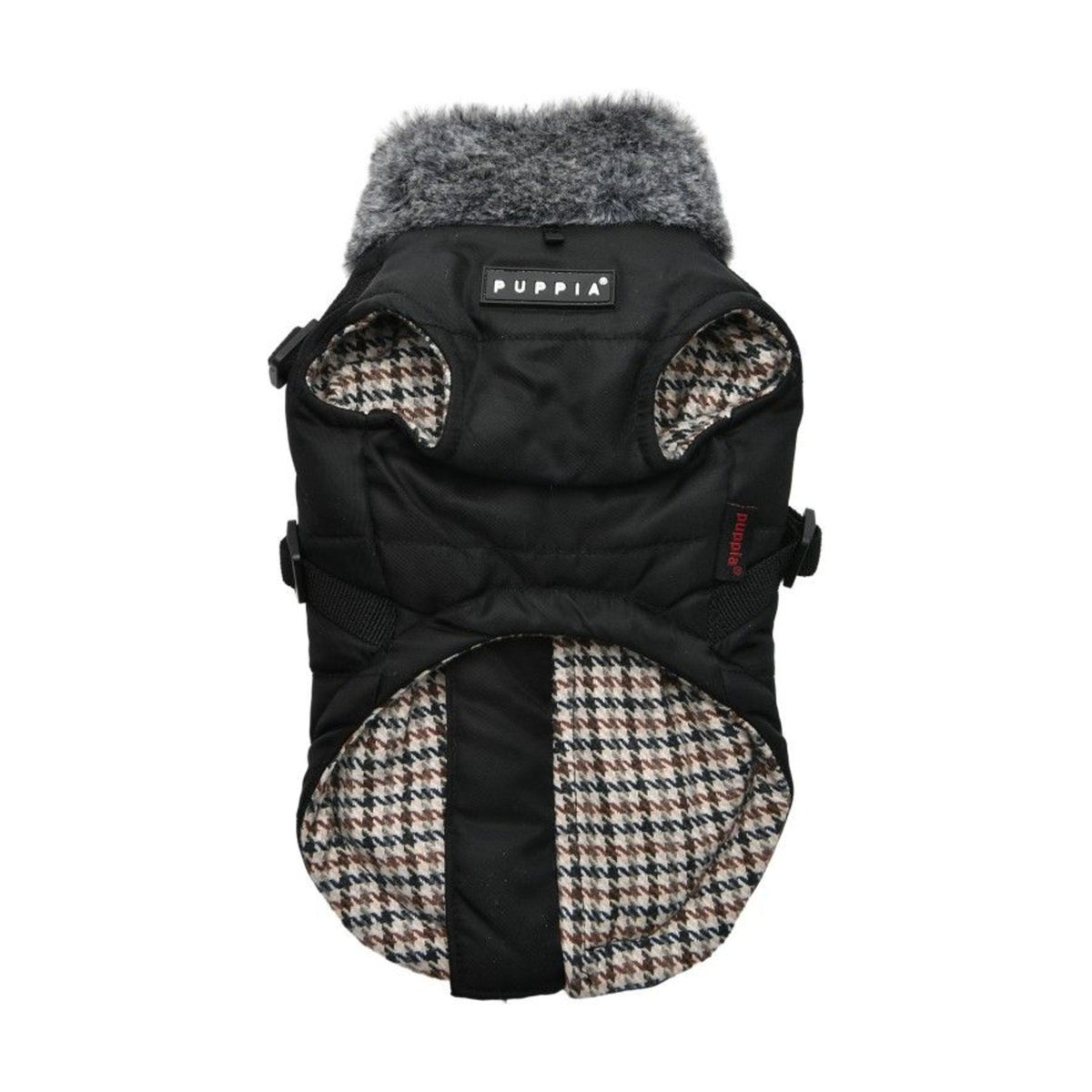 PUPPIA Manteau Donavan – Manteau imperméable pour chien avec harnais intégré, s - dos 17/19 cm, poitrail 32/34 cm, cou 22/23 cm, m - dos 24/26 cm, poitrail 38/42 cm, cou 25/27 cm ou l - dos 27/29 cm, poitrail 44/48 cm, cou 29/31 cm – photo 3