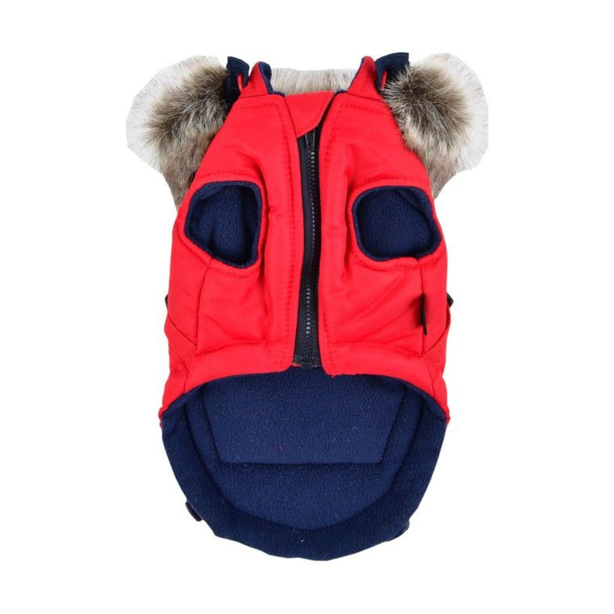 PUPPIA Manteau Orson – Manteau à capuche et harnais intégré pour chien – photo 3