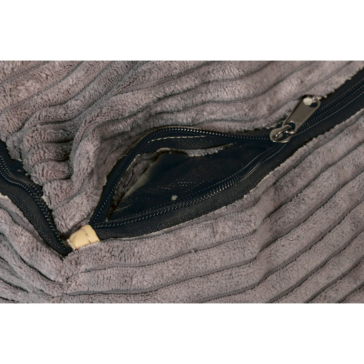 DESIGNED BY LOTTE Matelas Ribbed marron – Coussin en velours côtelé pour chien – photo 3