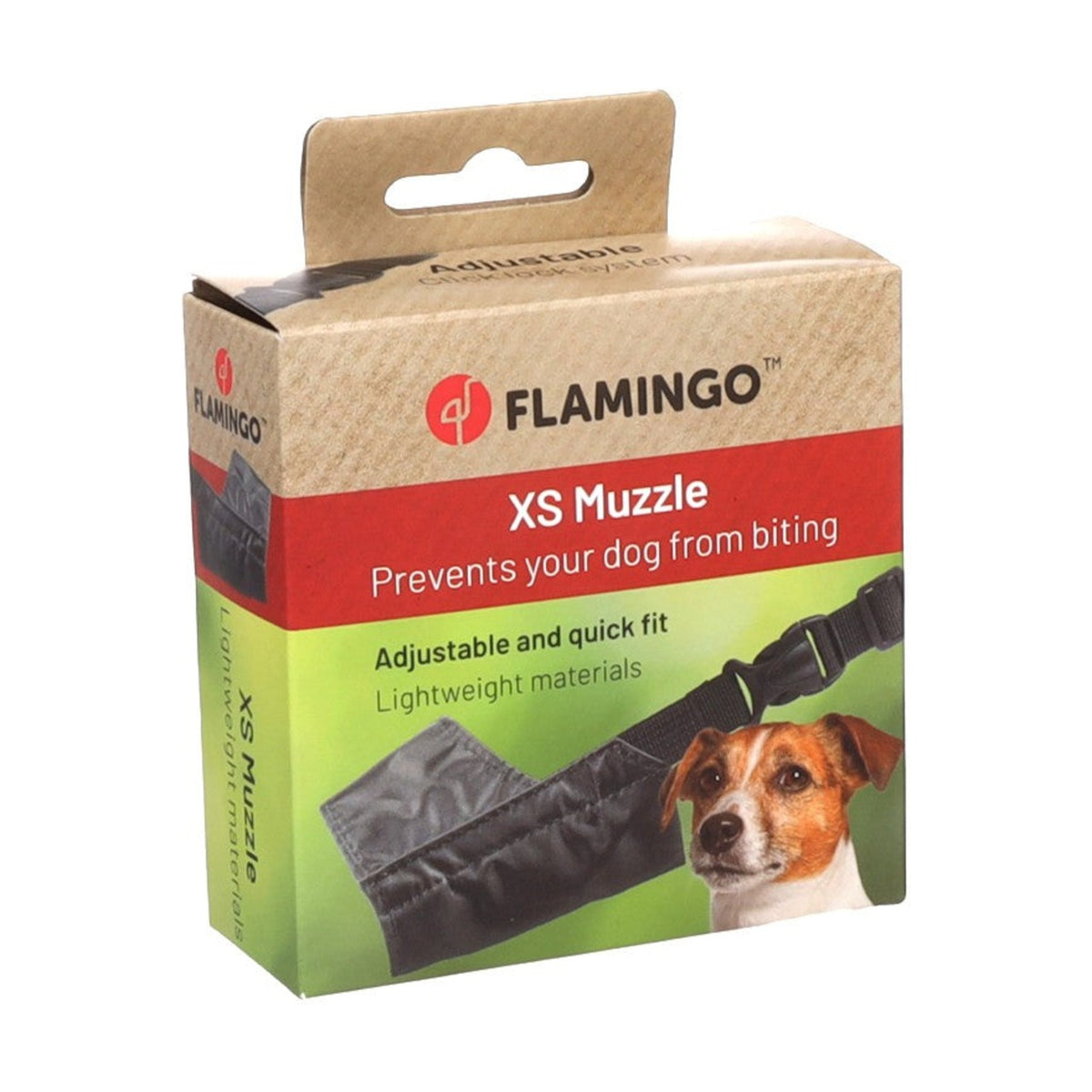 FLAMINGO Muselière Ned – Muselière en nylon réglable pour chien – photo 2