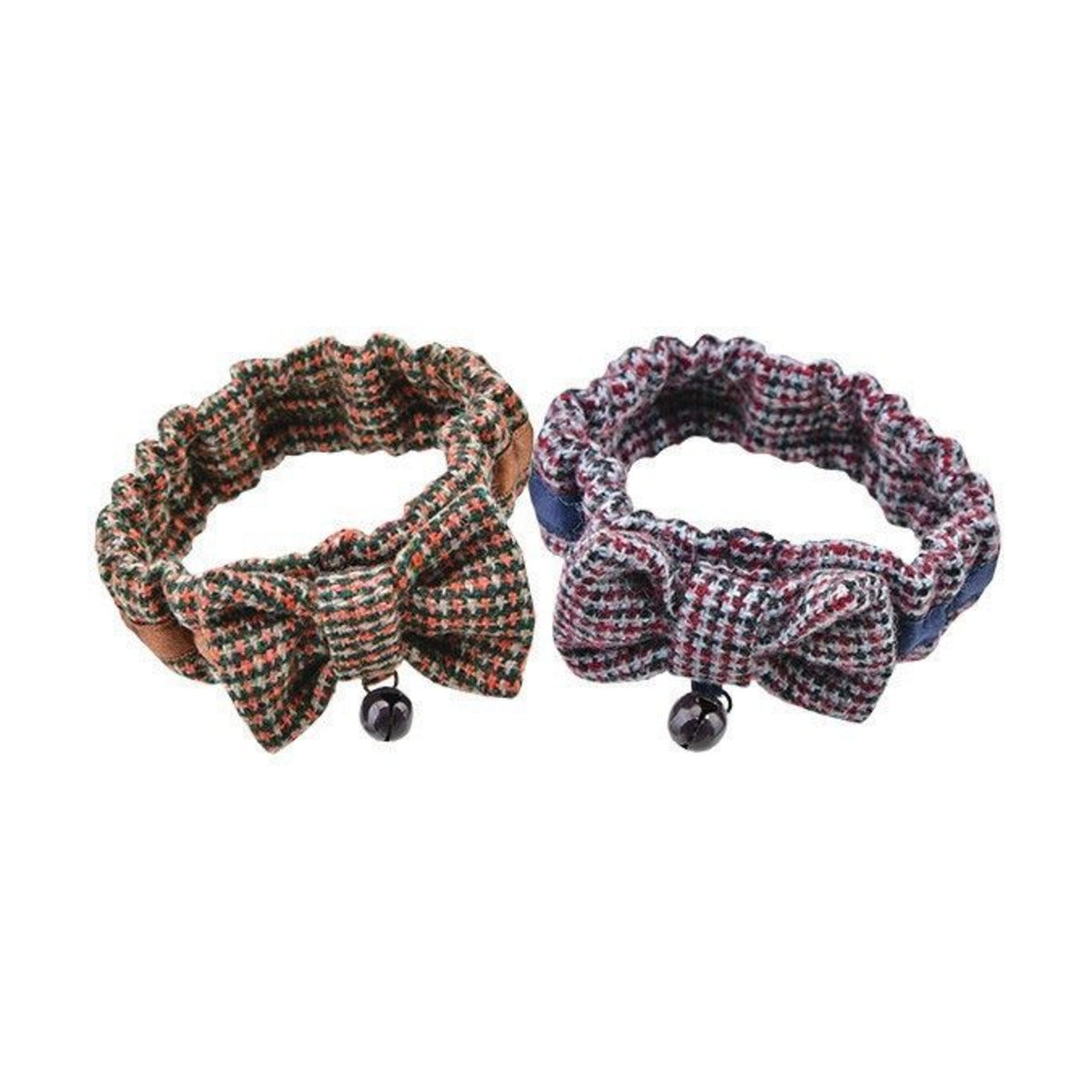 Nœud papillon chiné pour petit chien et chat - PUPPIA®