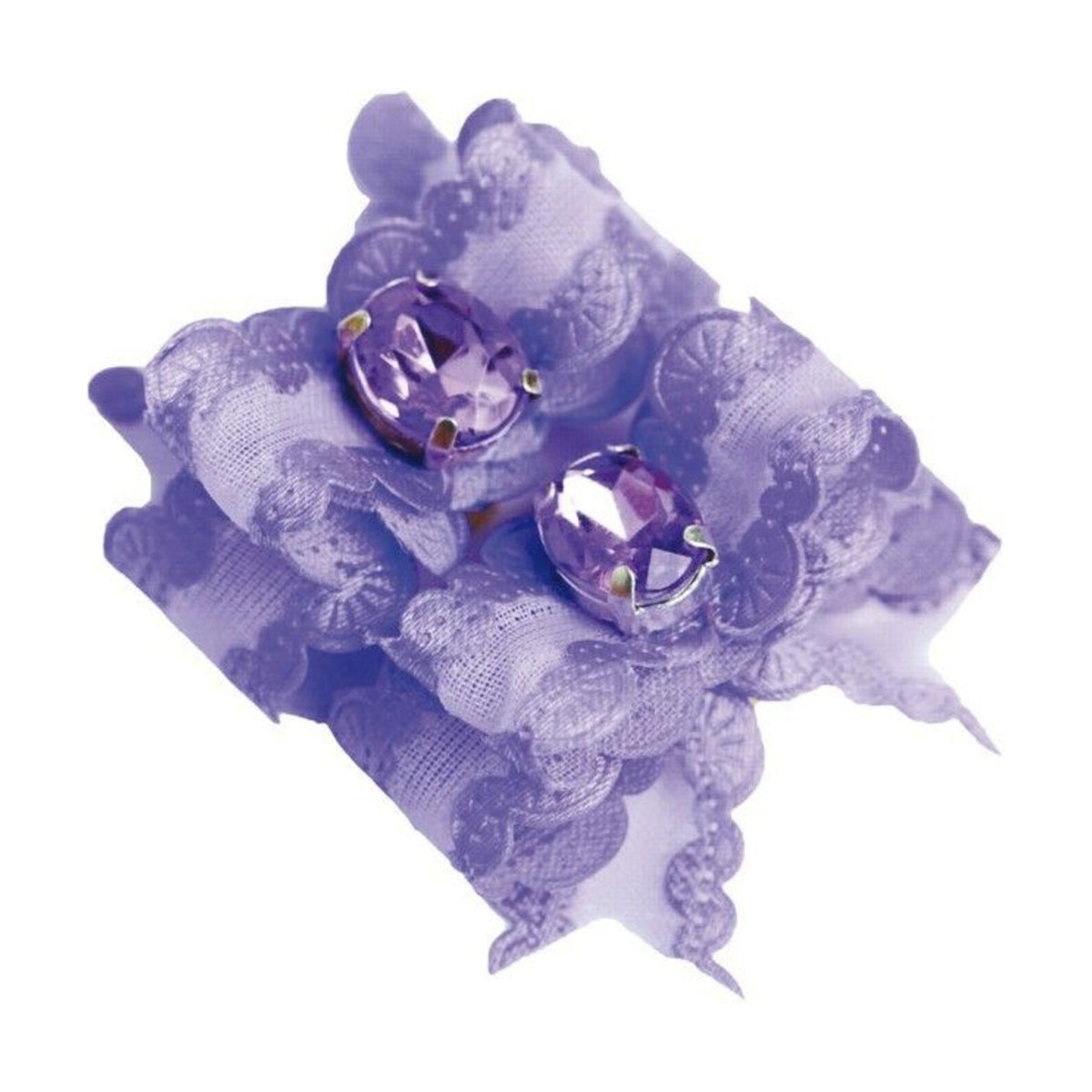 DOGGY DOLLY Nœud barrette – Barrette en tissu pour chien à poils longs – photo 2
