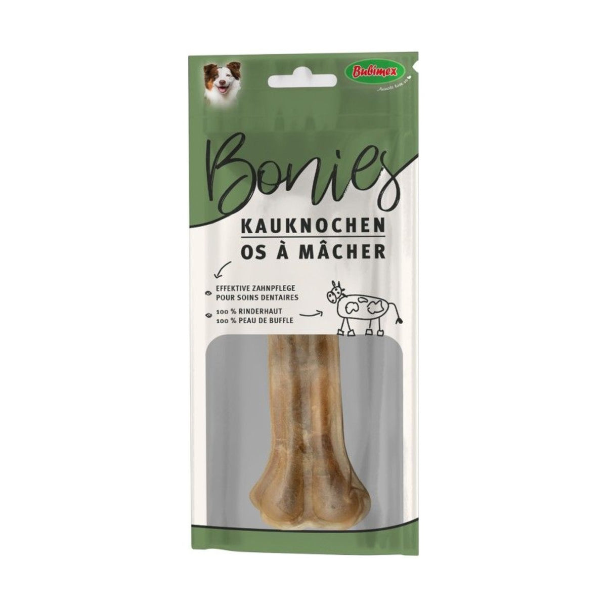 BUBIMEX Os à mâcher en cuir – Friandise naturelle pour chien (8 à 32 cm) – photo 4
