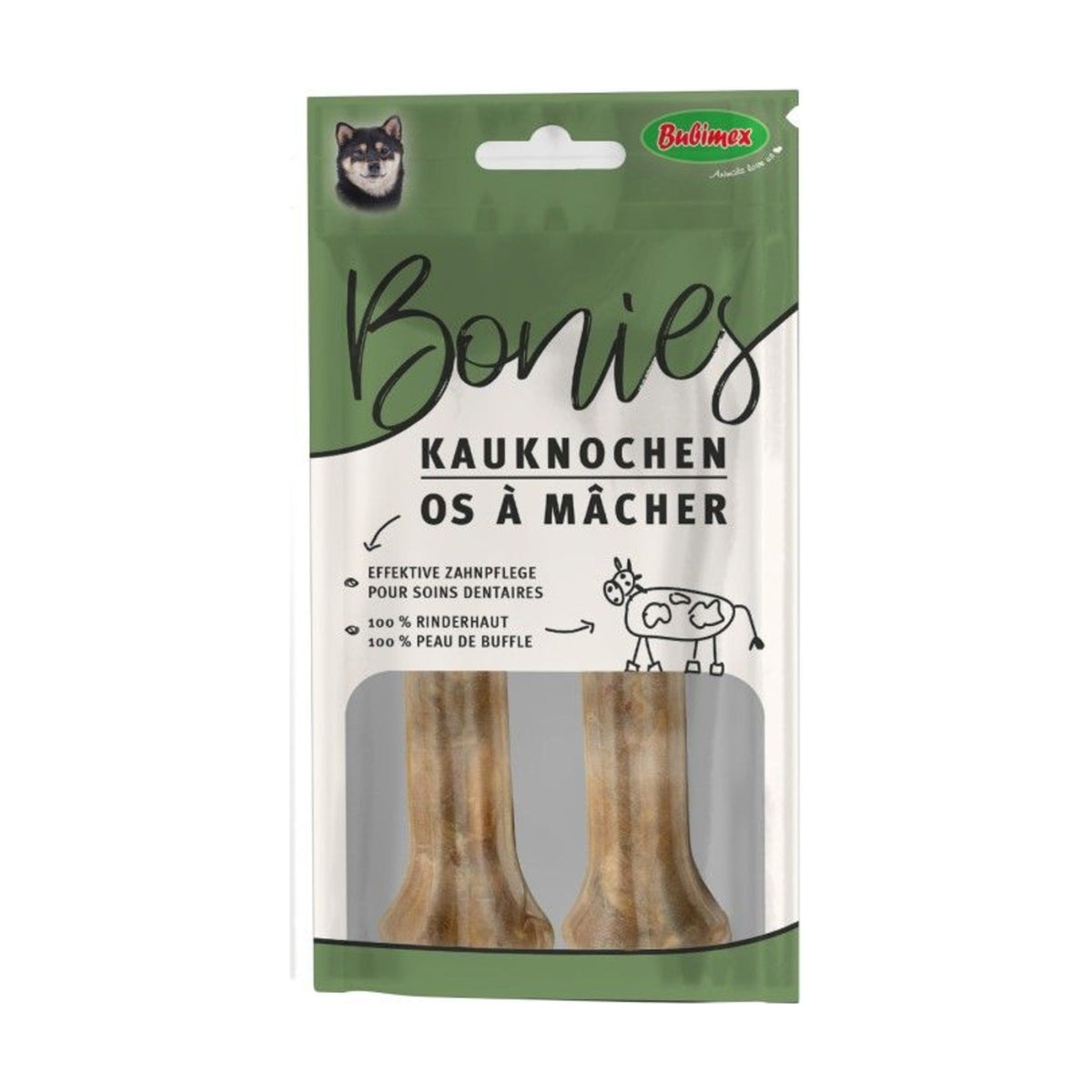 BUBIMEX Os à mâcher en cuir – Friandise naturelle pour chien (8 à 32 cm) – photo 6