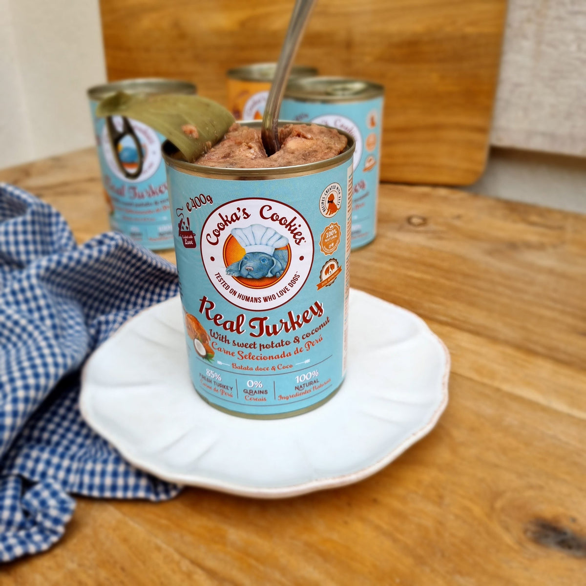 COOKA'S COOKIES Pâtée Dinde – Pâtée pour chien dinde, patate douce et coco – photo 3