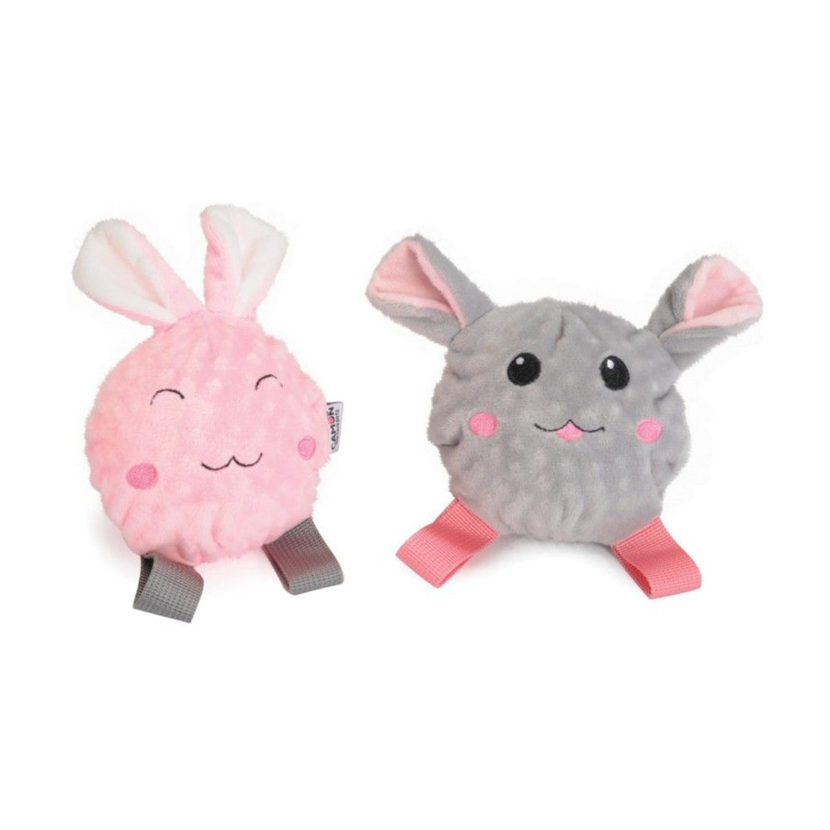 CAMON Peluche ronde avec balle sonore – Jouet doux pour chiot – photo 1