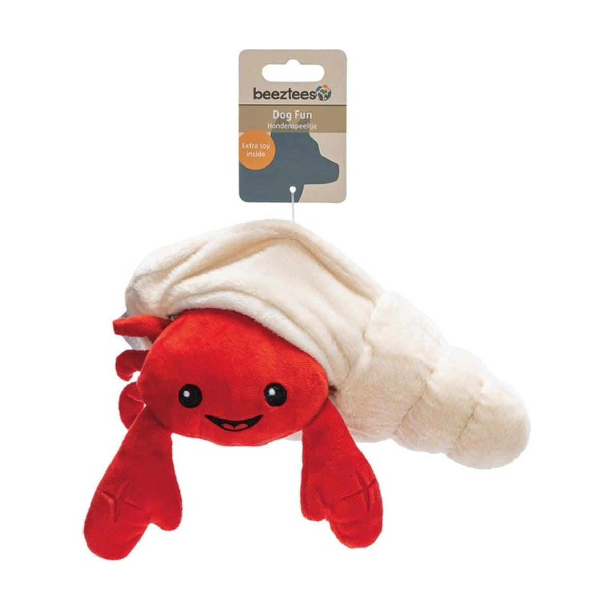 BEEZTEES Crabe et coquillage – Peluche de fouille pour chien – photo 2