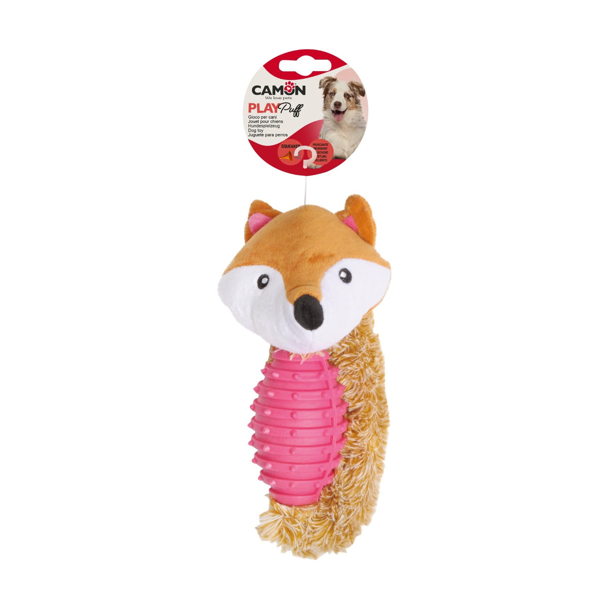 CAMON Peluche corps TPR – Jouet sonore polyester et TPR pour chien – photo 3