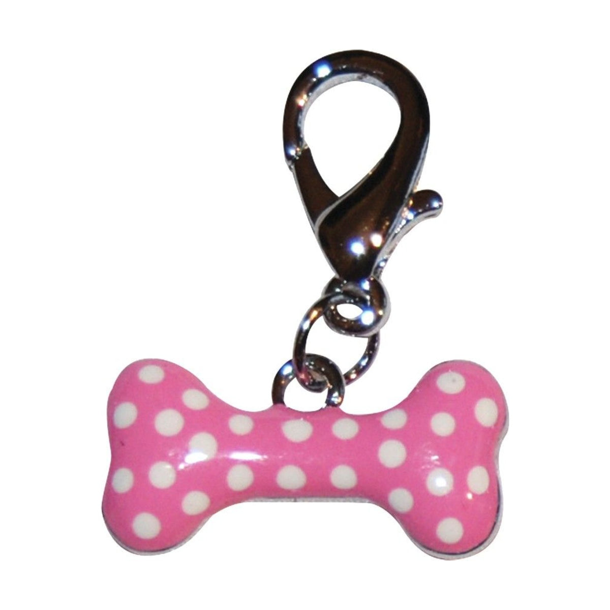 Pendentif os en émail à pois pour collier de chien et chat – photo 3