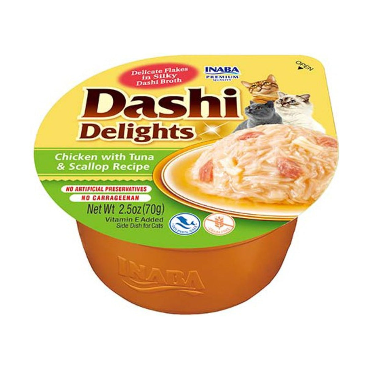 INABA Dashi Delights – Pot pour chat, poulet effiloché en bouillon (70 g) – photo 3