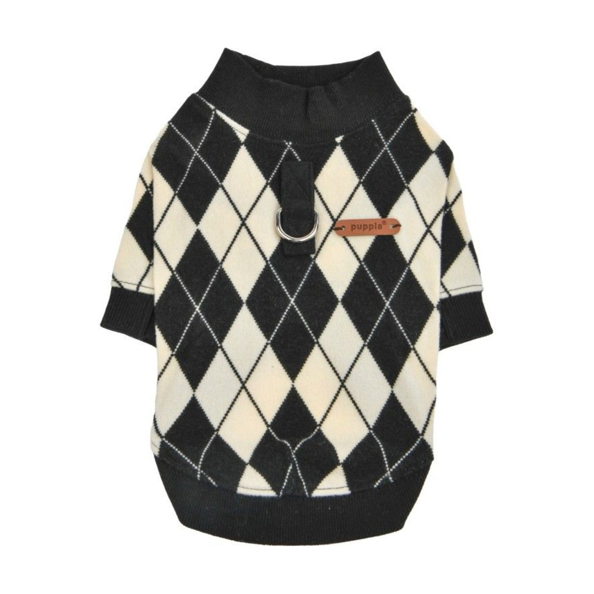 PUPPIA Pull Jaden – Pull jacquard doublé fourrure pour chien – photo 1