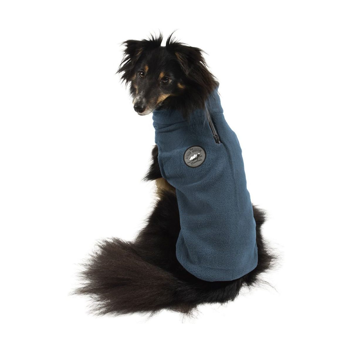 BOBBY Pull Sportsnow – Polaire à col zippé réfléchissant pour chien, bleu – photo 2