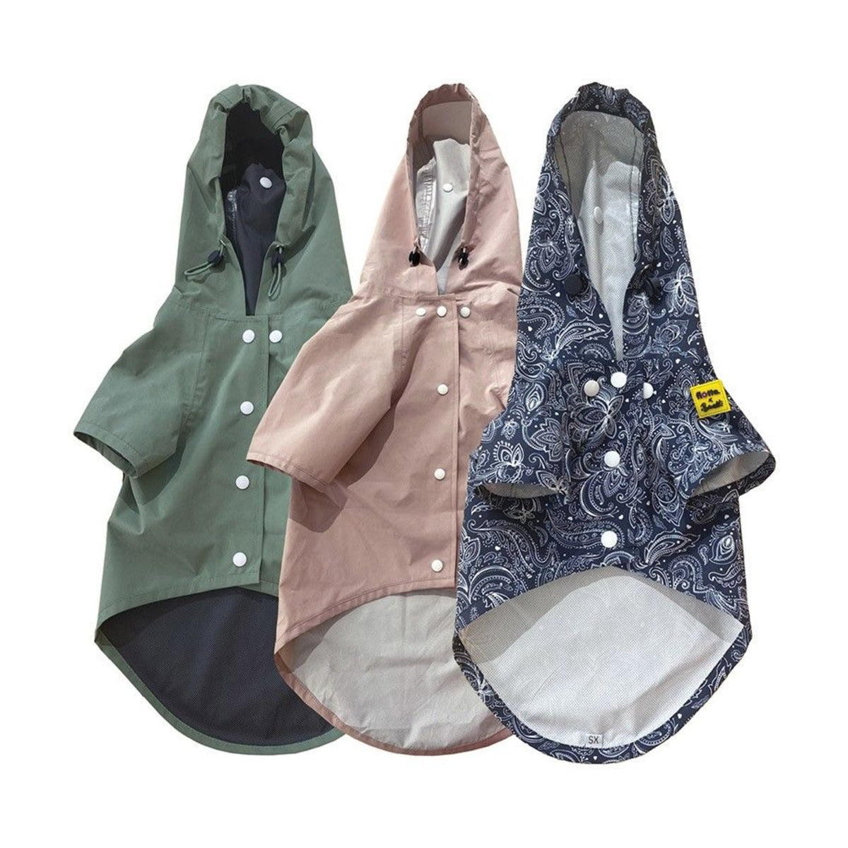 BANDIT Rain Coat – Manteau de pluie à capuche en polyester recyclé pour chien – photo 5