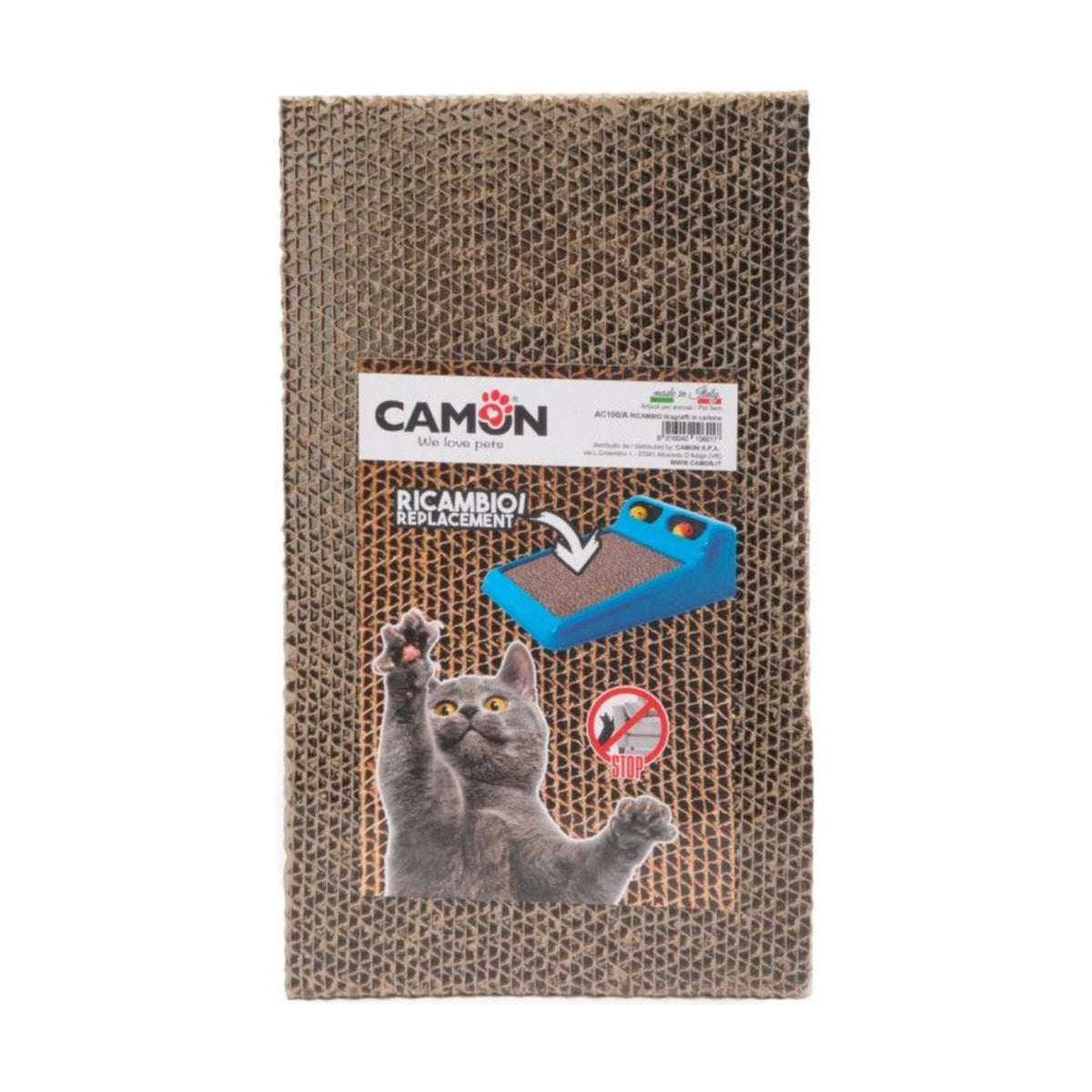 CAMON Recharge carton – Recharge pour griffoir à balles pour chat – photo 1