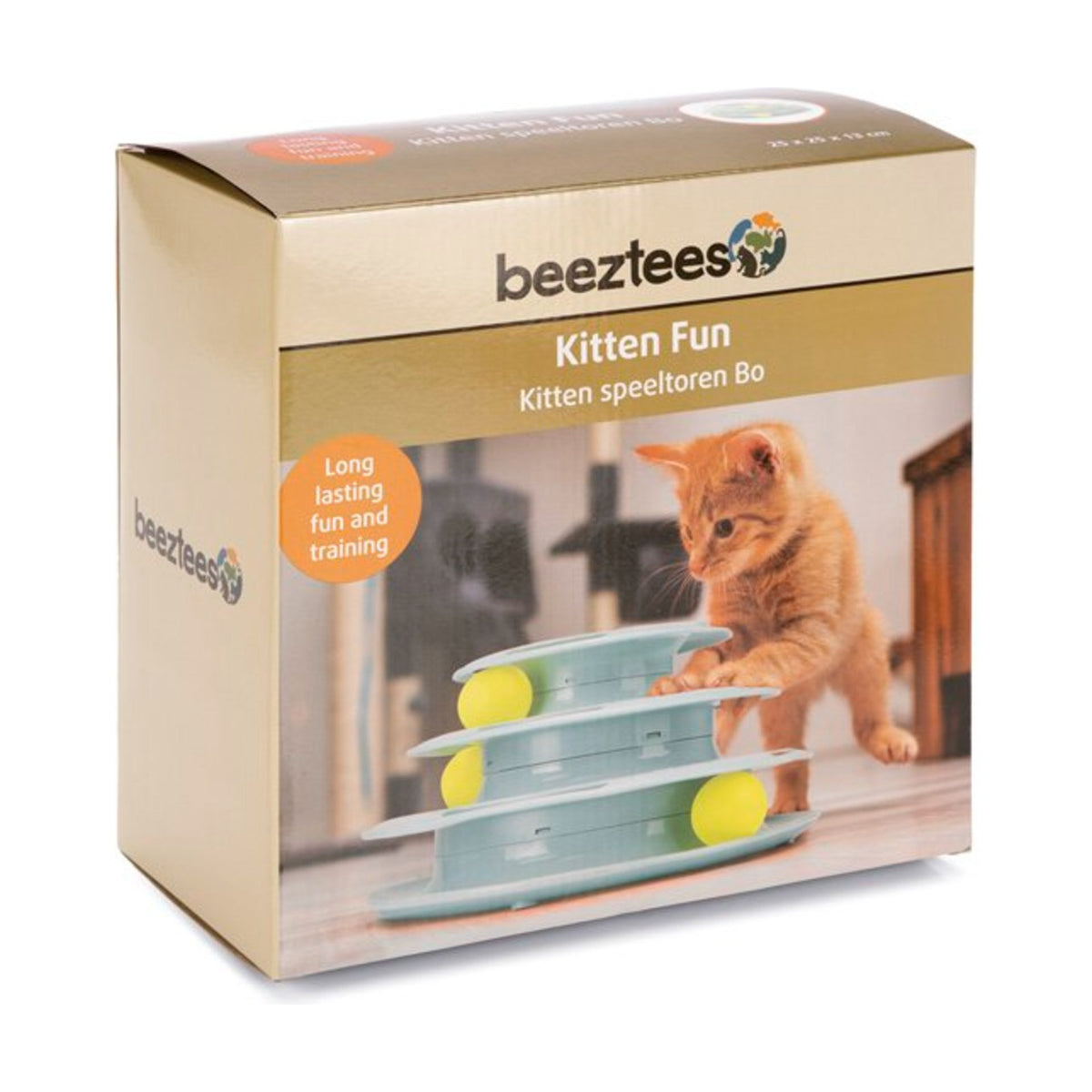 BEEZTEES Roller Tower – Tour à balles pour chat – photo 3