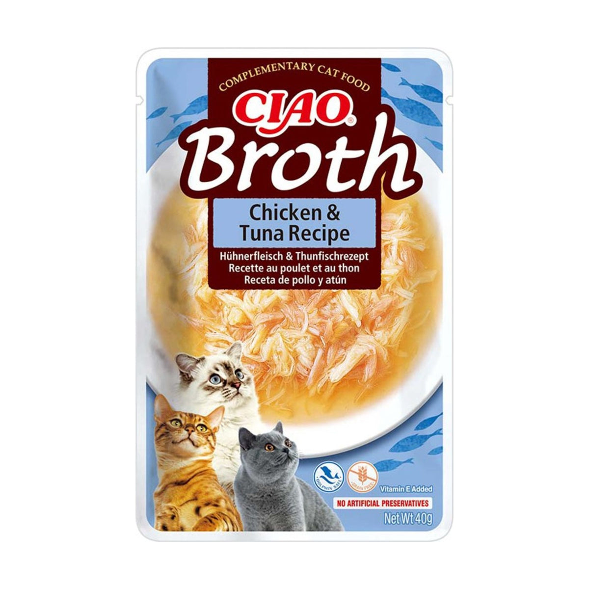 INABA Ciao Broth – Bouillon pour chat au poulet effiloché (40 g) – photo 2