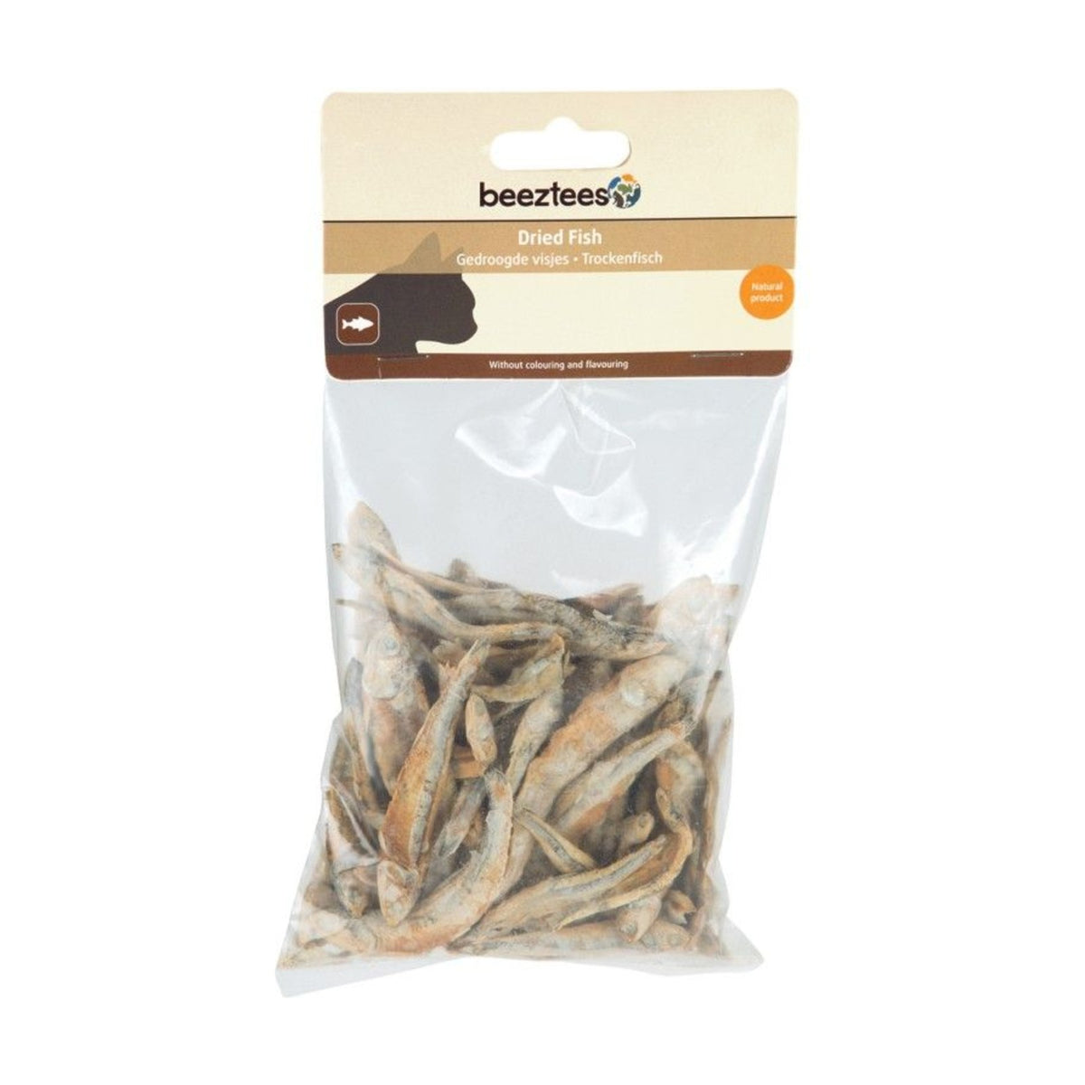 BEEZTEES Poissons séchés – Friandises naturelles pour chat 100 g – photo 1