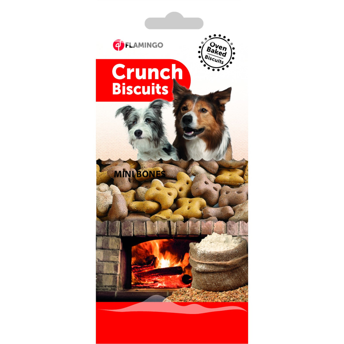 FLAMINGO Crunch Mini Os Mix – Biscuits pour petit chien 500 g – photo 3