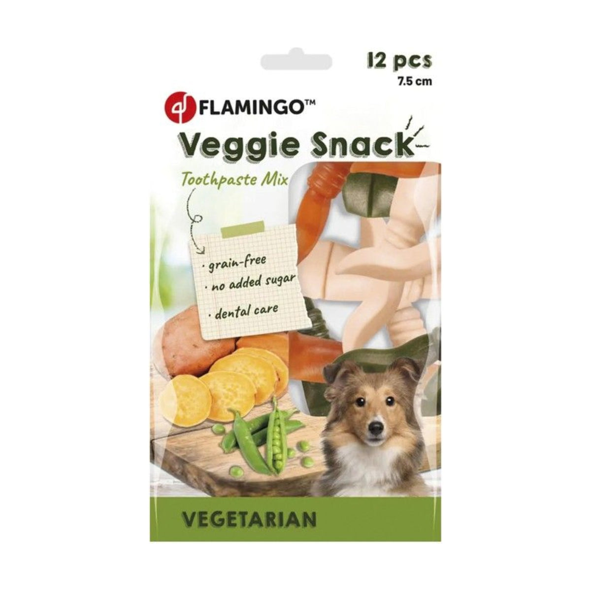 Flamingo Friandises Dentifrice Mix – Friandises végétales pour chien – photo 1