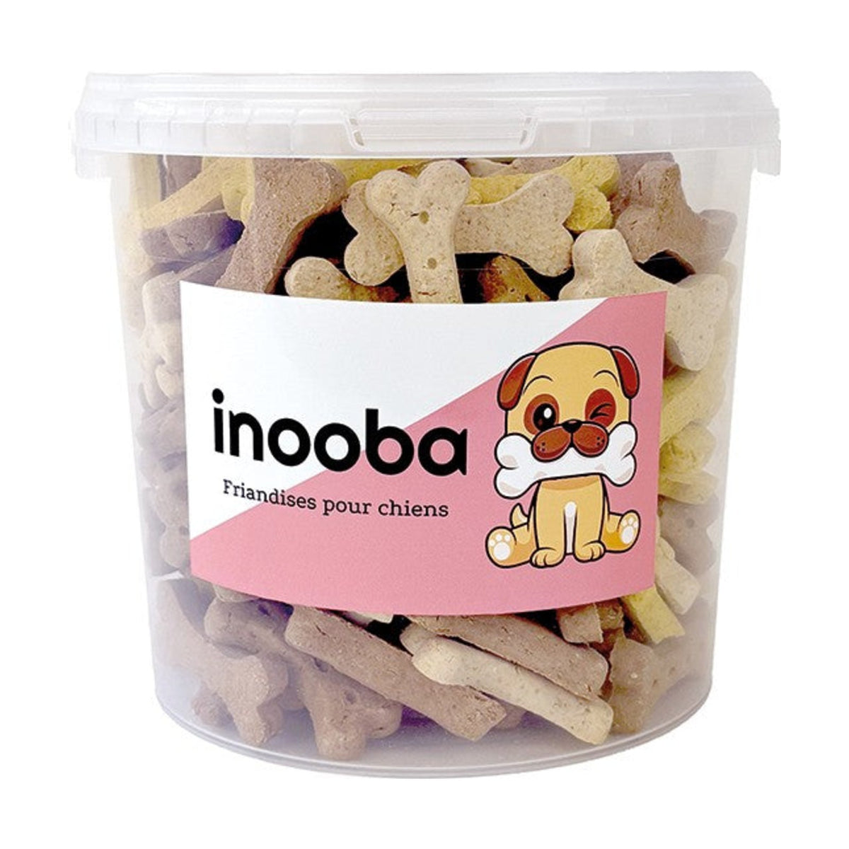 INOOBA Os Mix – Biscuits croquants pour chien, seau 1 kg – photo 1