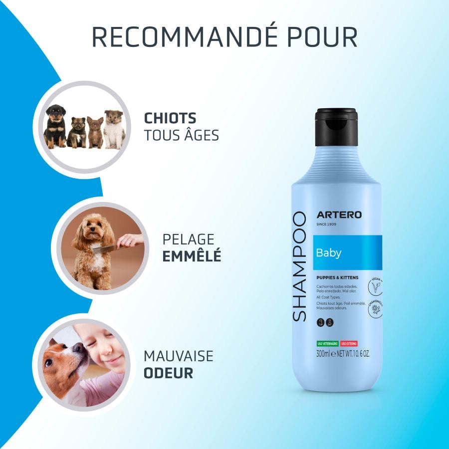 ARTERO Baby – Shampoing doux pour chiot et chaton – photo 2