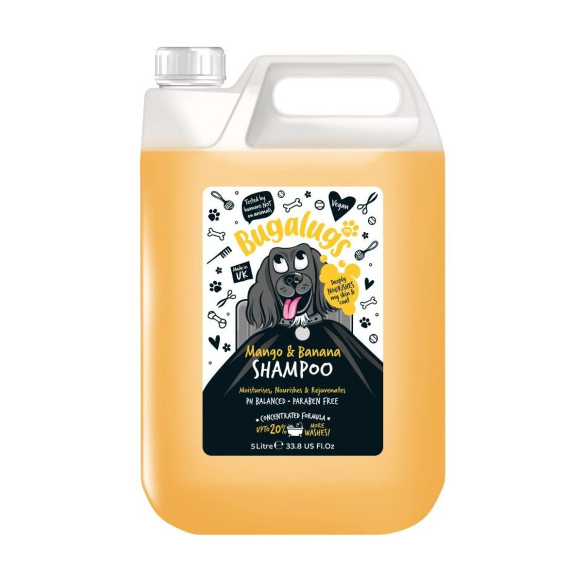 BUGALUGS Mangue & Banane – Shampoing nourrissant pour chien – photo 3