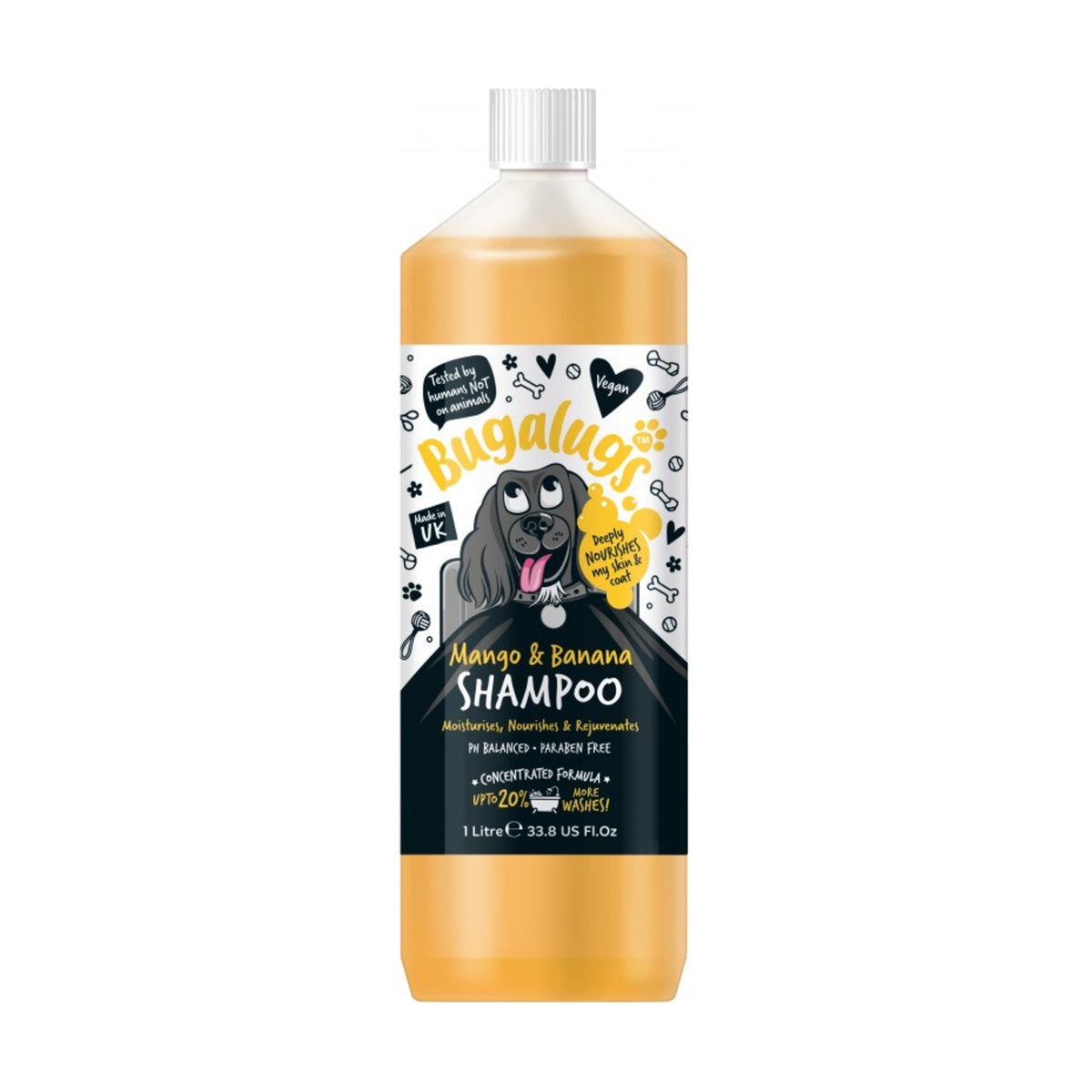 BUGALUGS Mangue & Banane – Shampoing nourrissant pour chien – photo 4