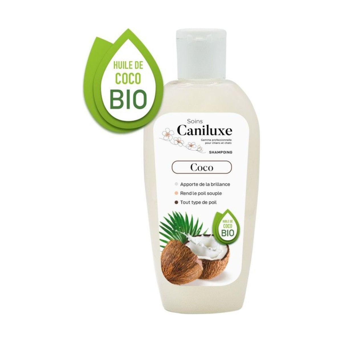 CANILUXE Coco Bio – Shampoing nourrissant pour chien et chat – photo 1