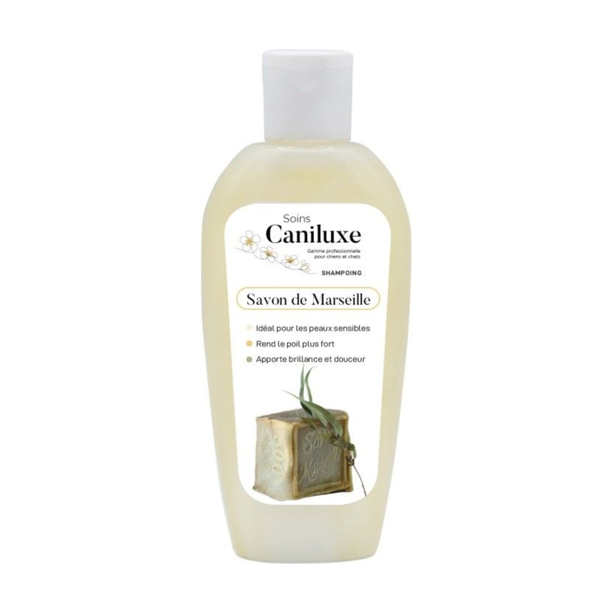 CANILUXE Savon de Marseille – Shampoing dégraissant pour chien et chat – photo 1