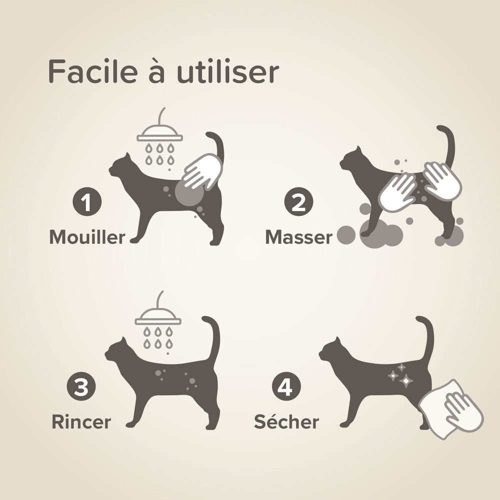 Beaphar Shampoing Chat et Chaton Bio – Shampoing doux labellisé Ecocert pour chat – photo 4