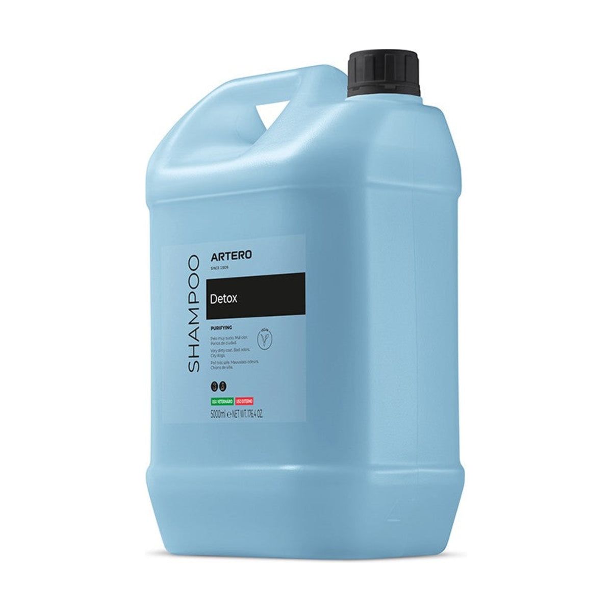 ARTERO Detox – Shampoing au charbon actif pour chien et chat – photo 2