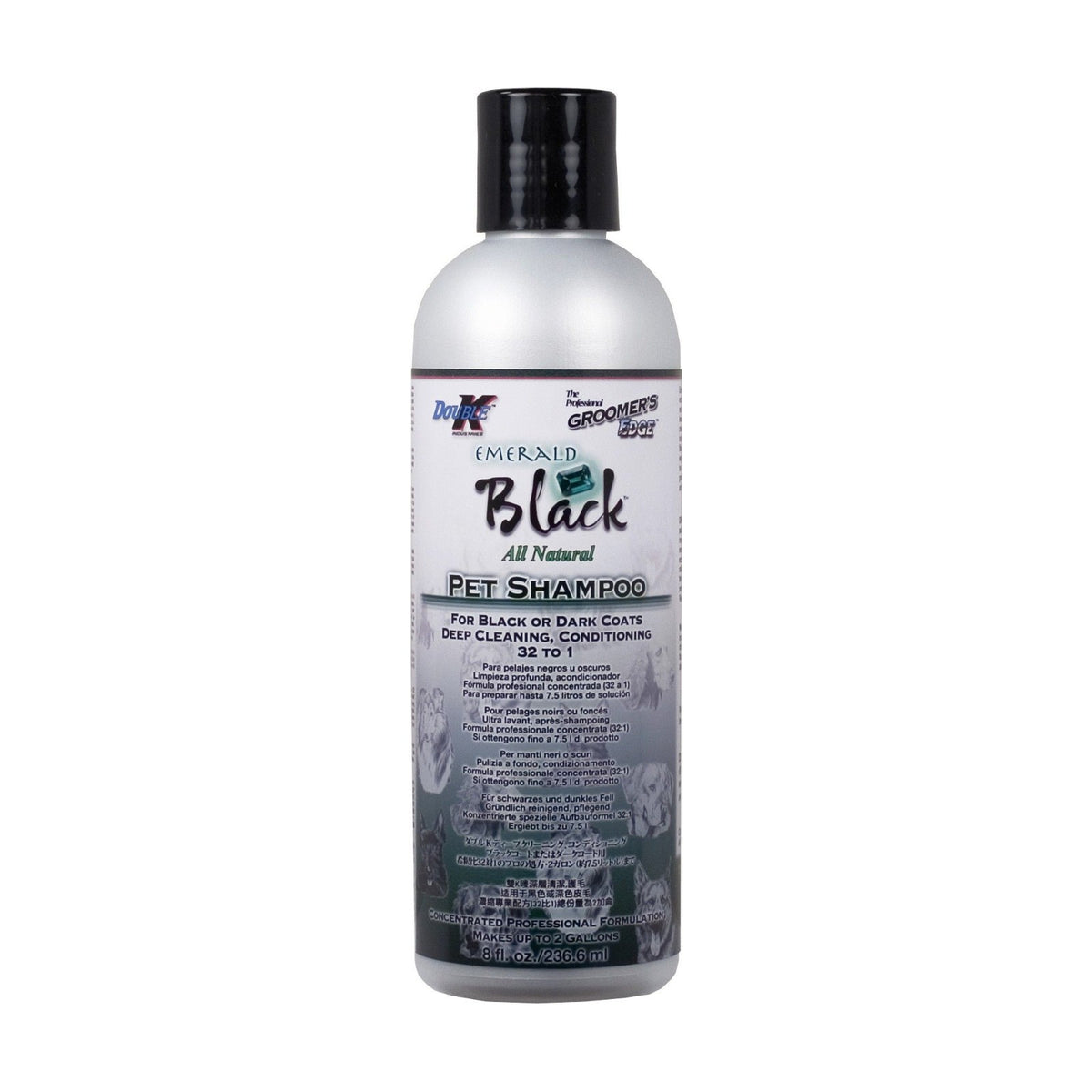 Shampoing EMERALD BLACK Groomer's Edge Double K
