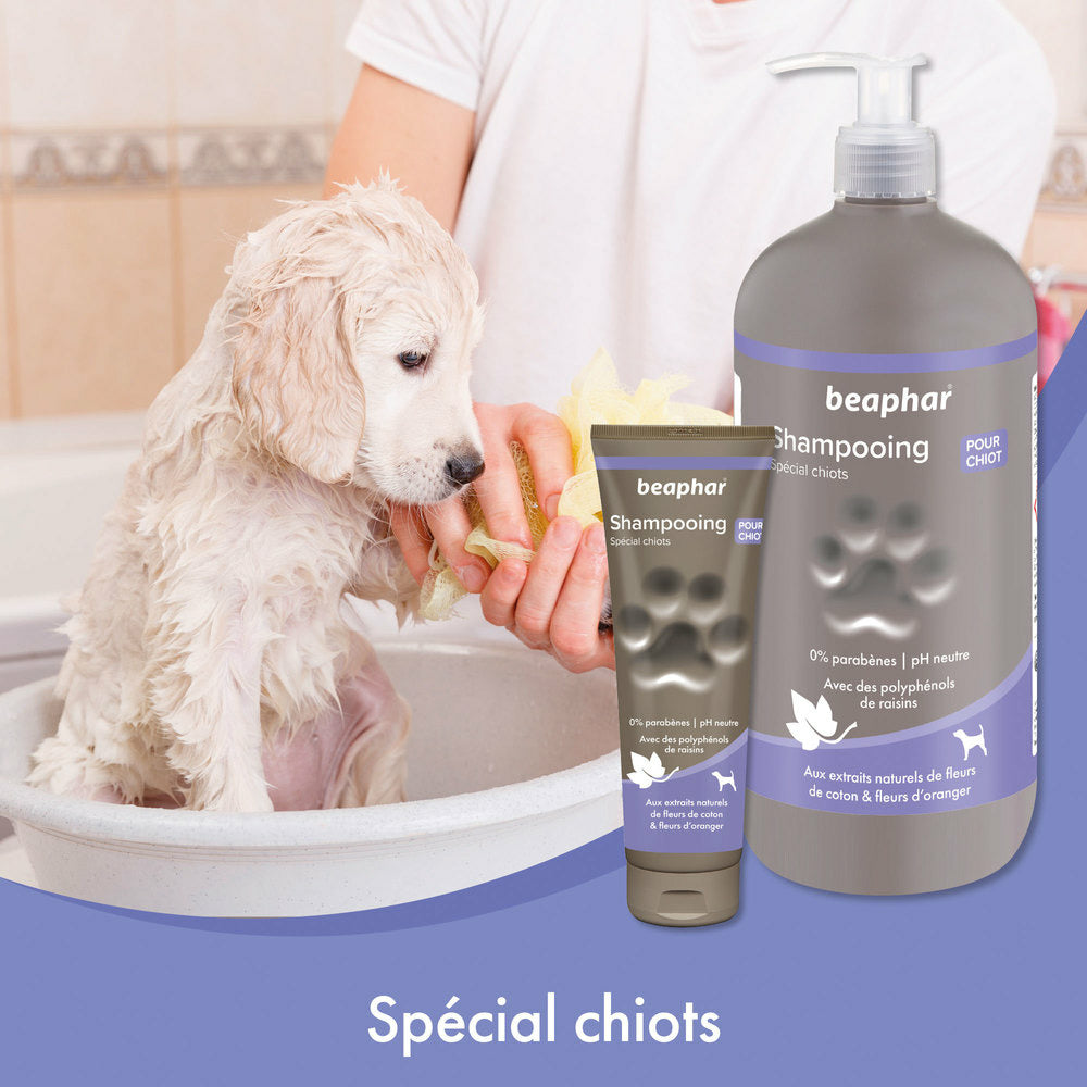 Beaphar Empreinte Shampoing spécial chiot – Fleurs de coton et fleur d'oranger – photo 5