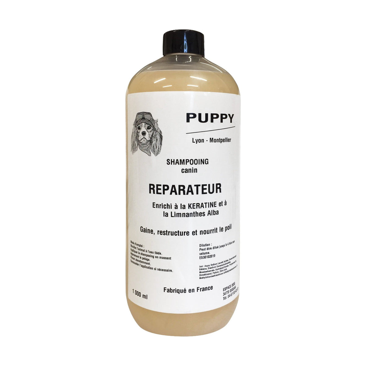 PUPPY Kératine – Shampoing réparateur pour chien et chat – photo 2
