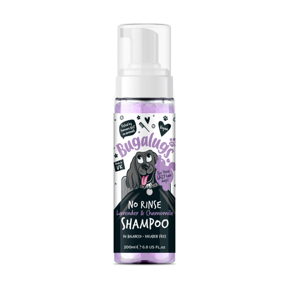 BUGALUGS Shampoing sans rinçage – Mousse nettoyante pour chien – photo 4