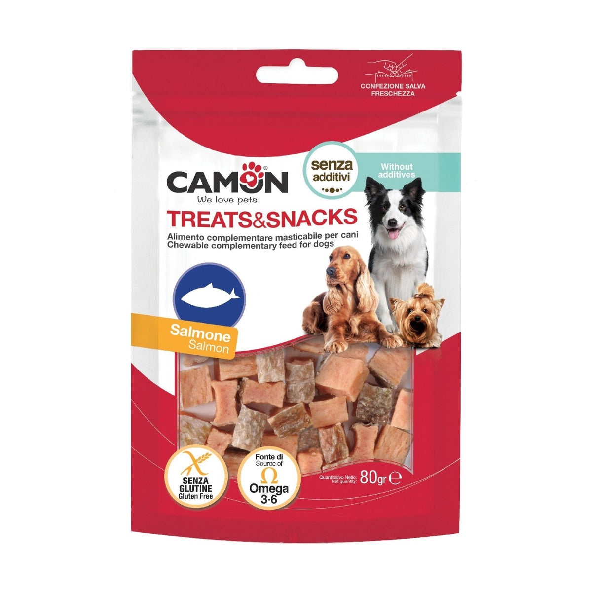 Snacks cubes de saumon