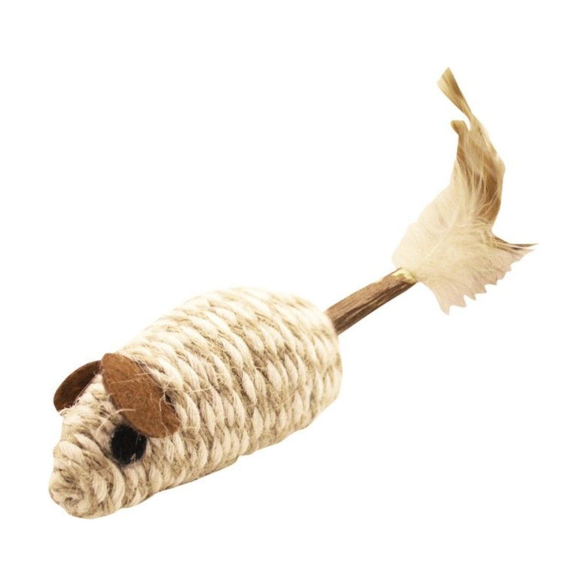 BUBIMEX Souris en sisal – Jouet pour chat avec queue en matatabi – photo 1