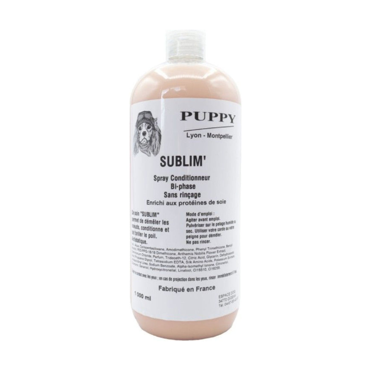 PUPPY Sublim' – Spray conditionneur bi-phase sans rinçage pour chien et chat – photo 2
