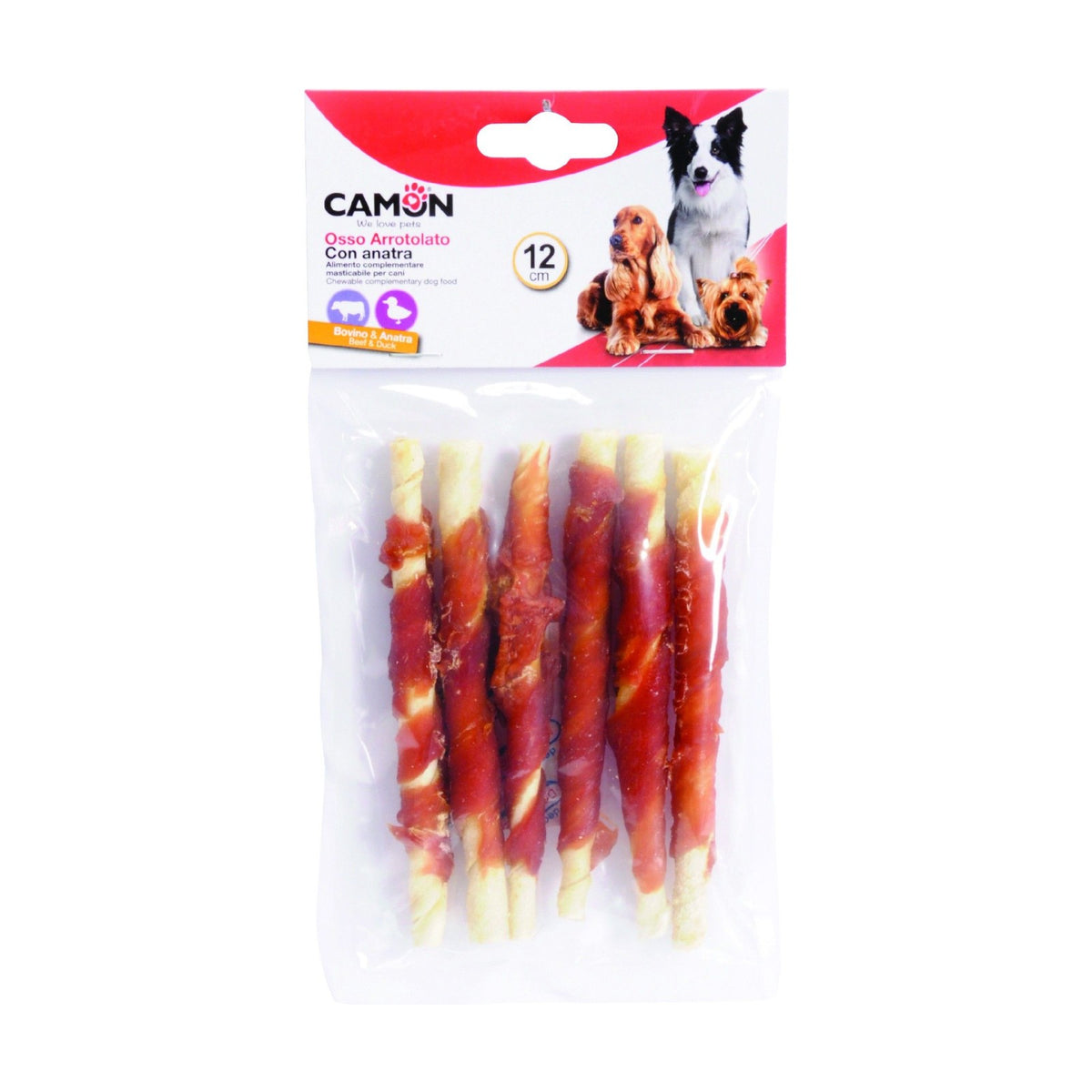 CAMON Rolls en peau bovine au canard – Friandises à mâcher pour chien – photo 4