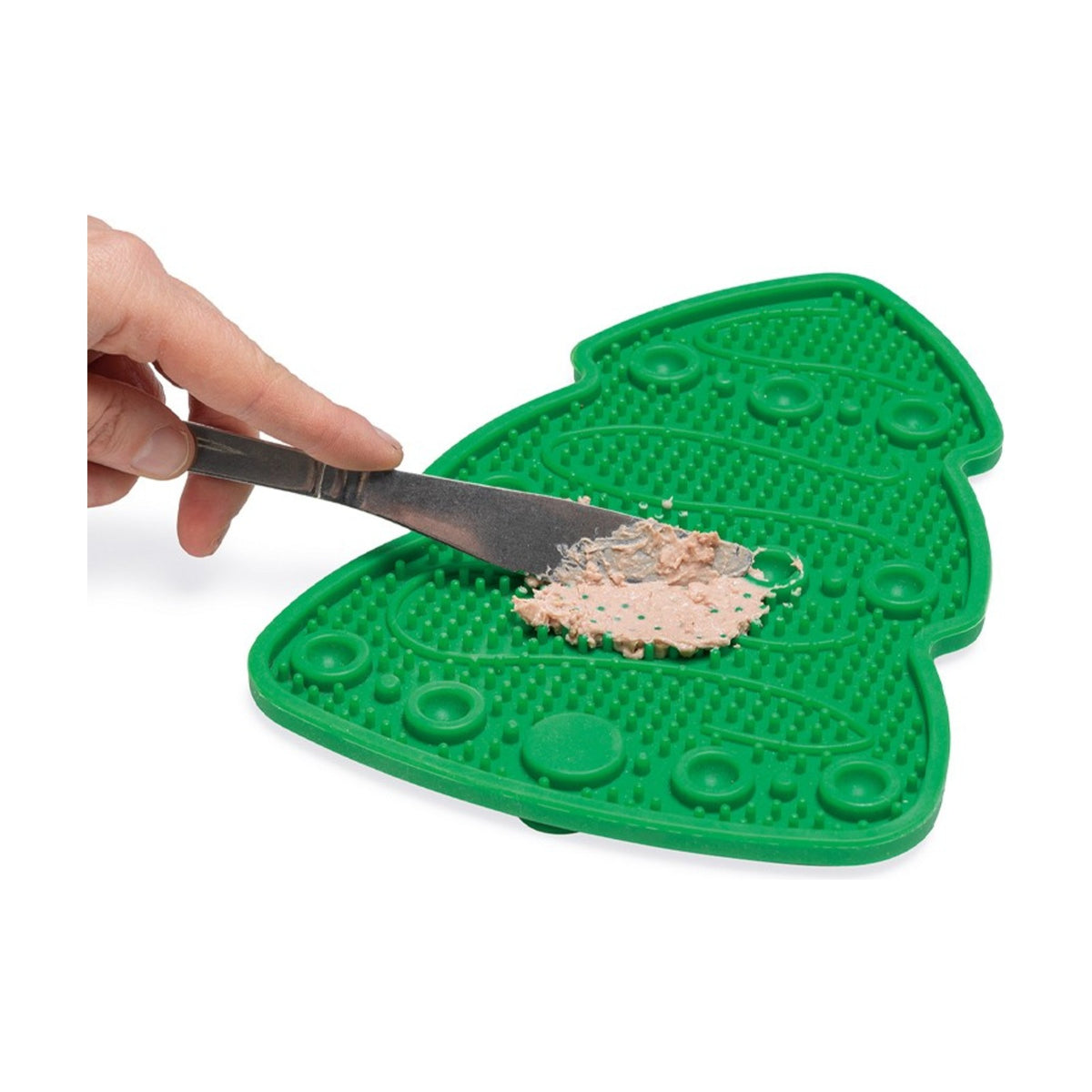 BUBIMEX Tapis à lécher Sapin – Tapis en silicone à ventouses pour chien et chat – photo 2