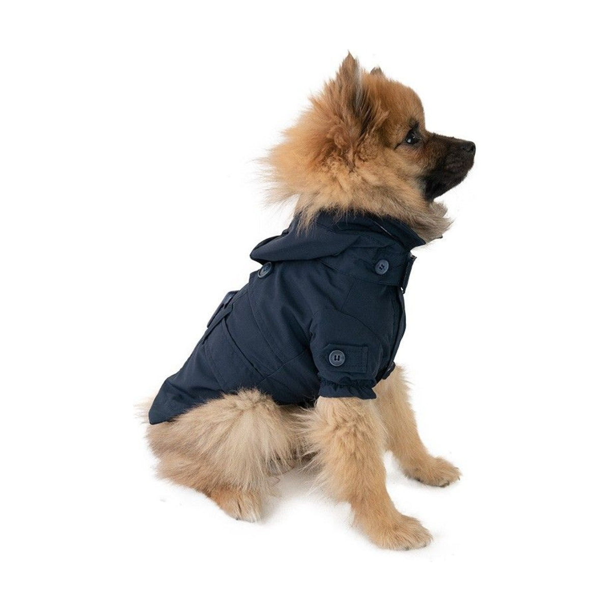 PINKAHOLIC Trench Claris – Trench-coat pour chien à fermeture scratch – photo 5
